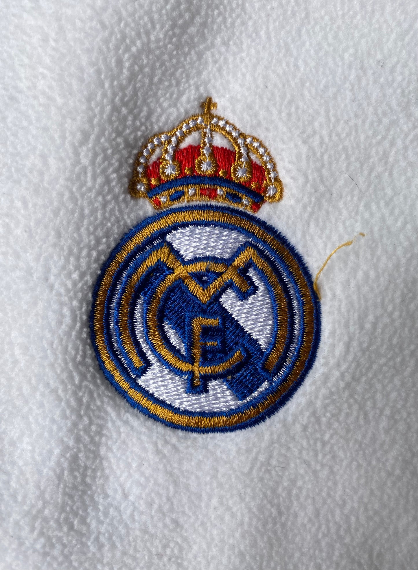 Veste polaire Real Madrid, blanche, L