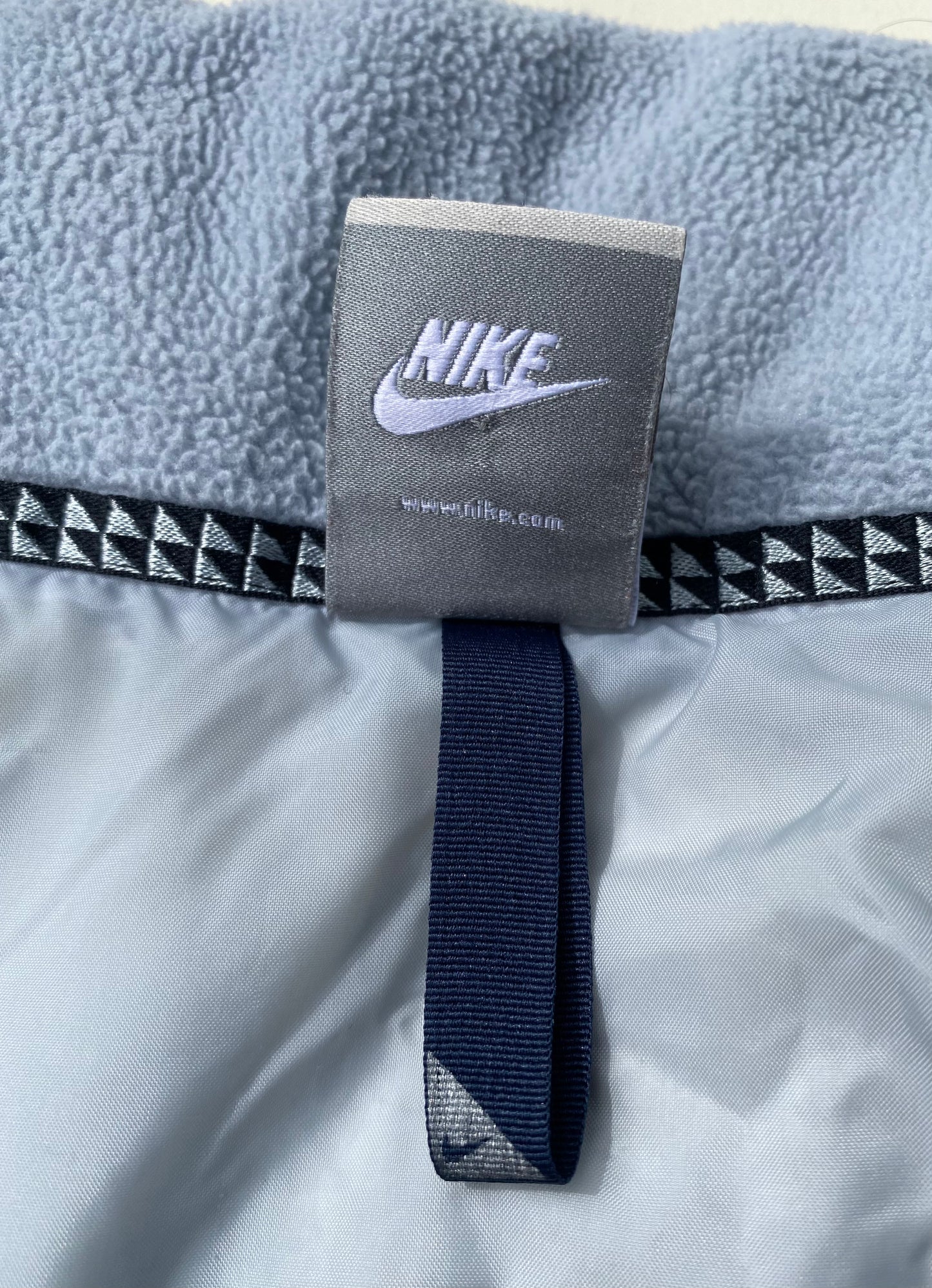 Doudoune sans manches vintage Nike, bleu marine, L