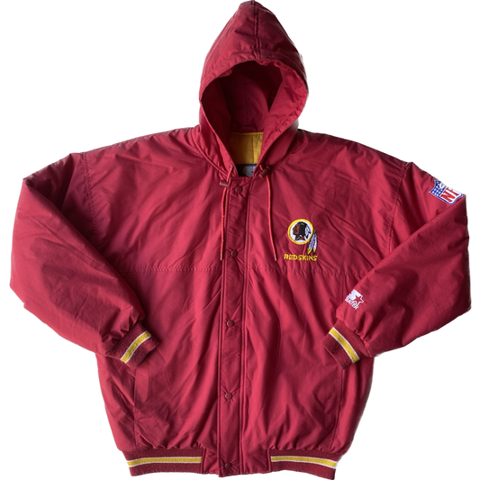 ✅ Manteau NFL Redskins, rouge/or, L/XL