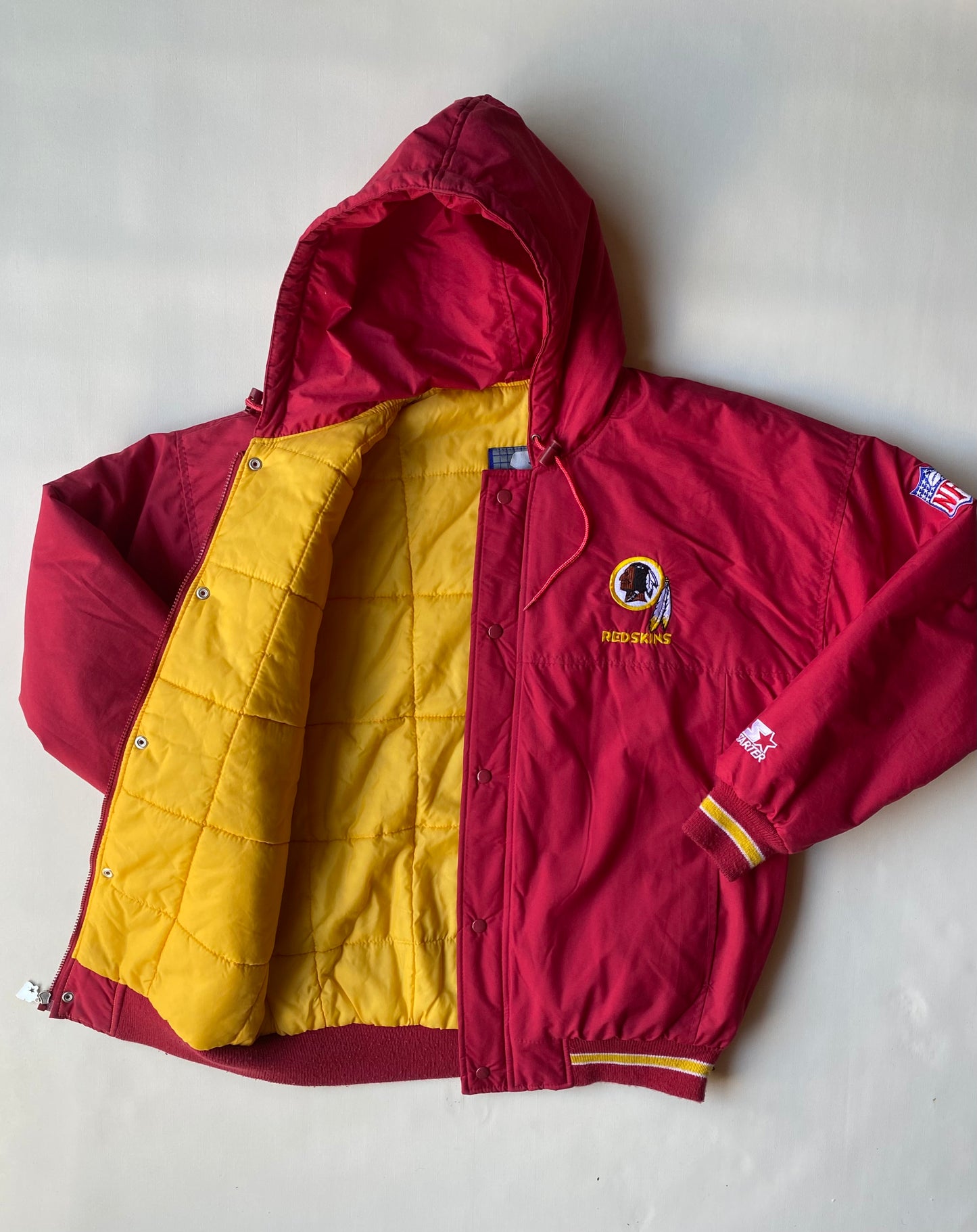 Manteau NFL Redskins, rouge/or, L/XL