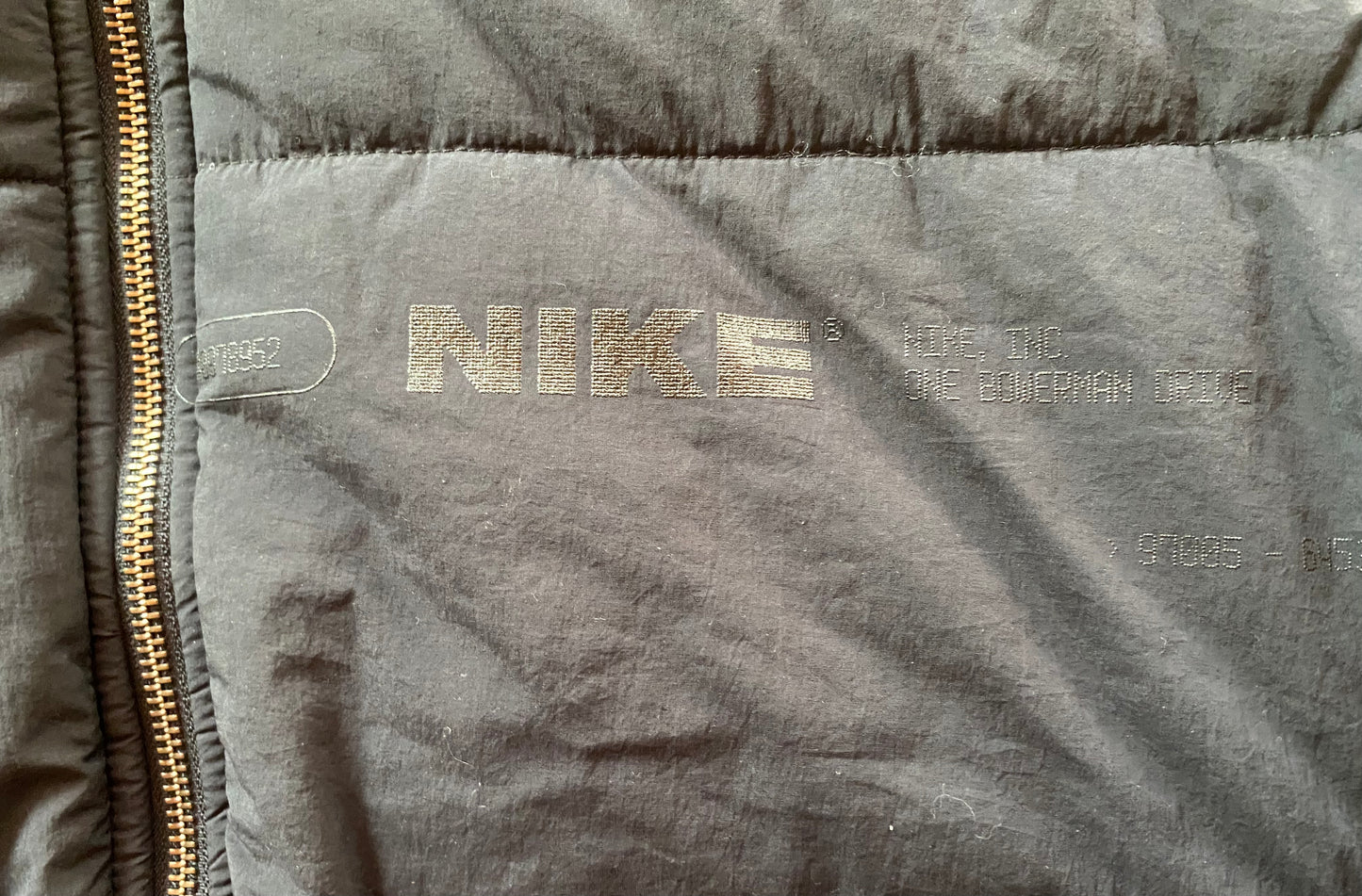 Doudoune Nike, noire, M oversize