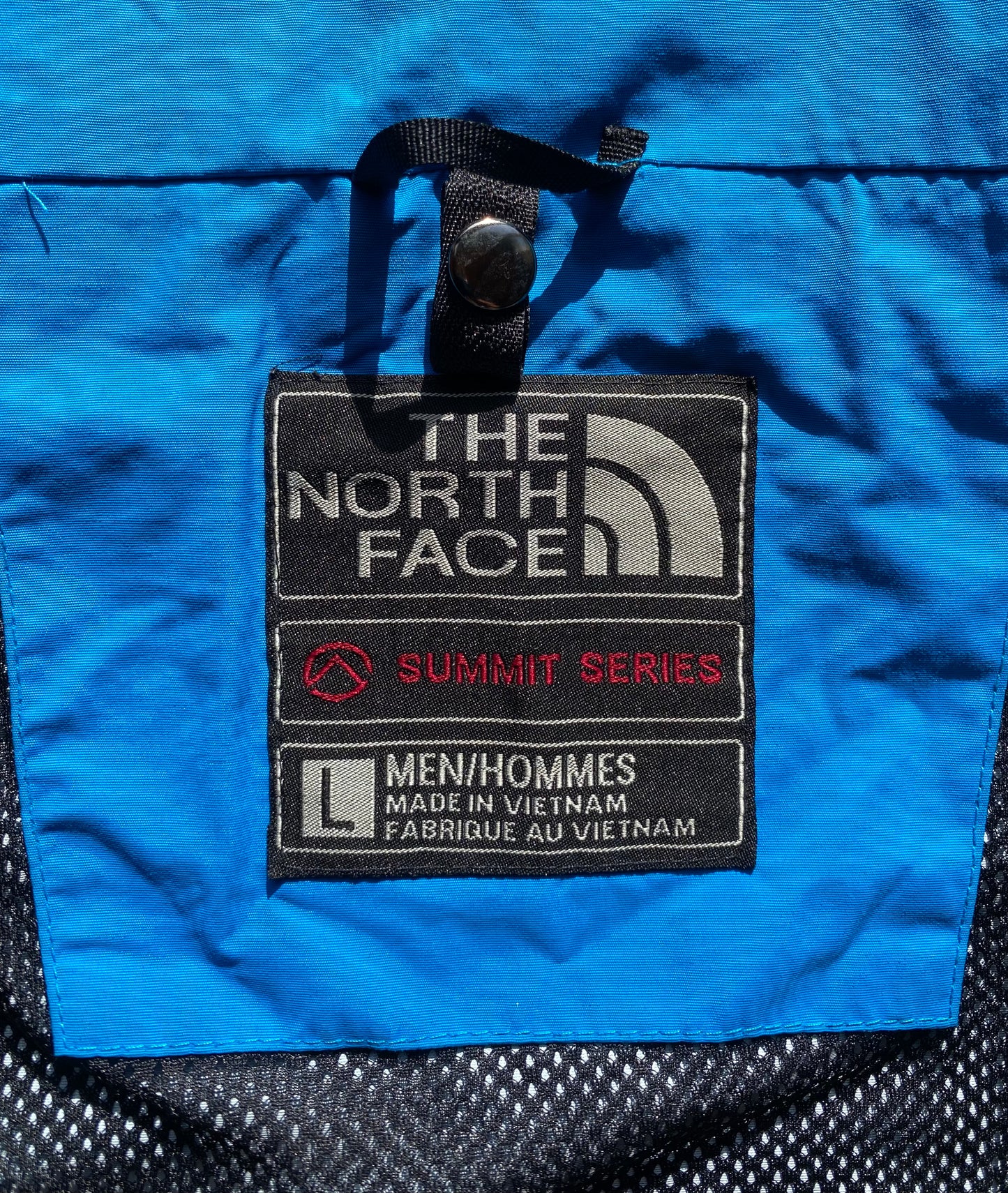 Veste goretex The north face, Bleu/noir, L